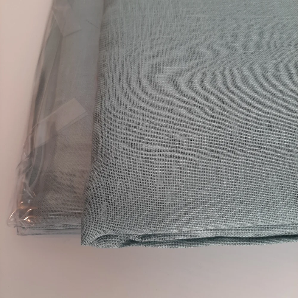 *West Elm Sheer European Flax Linen Pole Pocket Panels 84